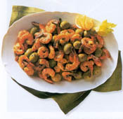 Cocktail Shrimp and Olives